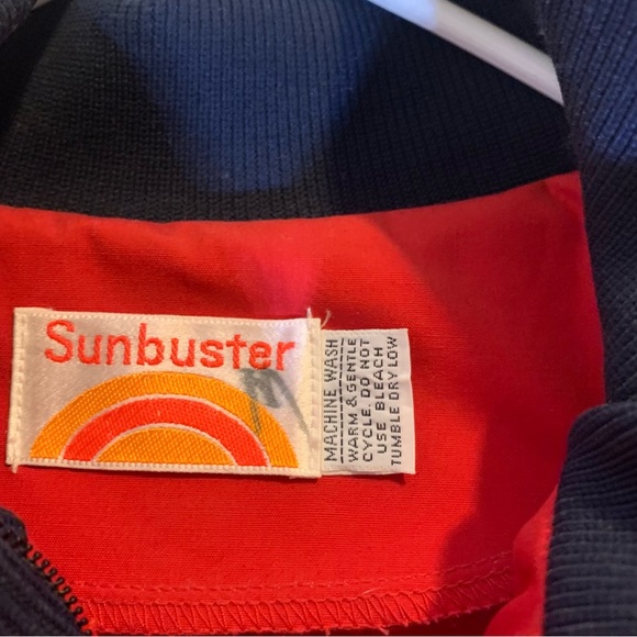 Medium vintage sunbuster 1/4 zip wind breaker - Picture 3 of 3